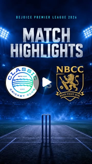 Match Highlights — Classic CC vs Namma Bengaluru CC