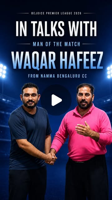 🎤 In Talks with Man of the Match Waqar Hafeez
