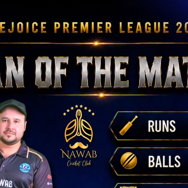 Hassaan Taji 51 off 19 â€” Nawab CC