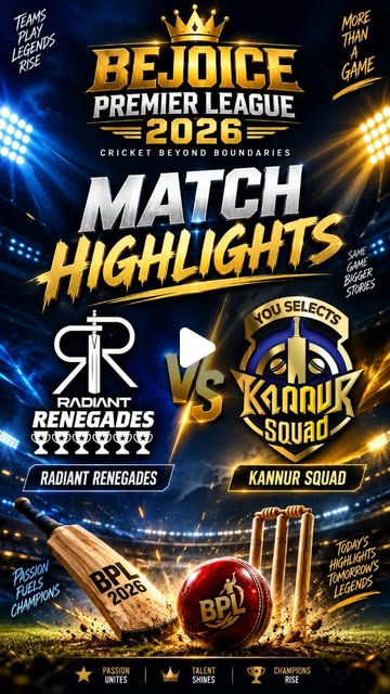 Radiant Renegades vs Kannur Squad key moments